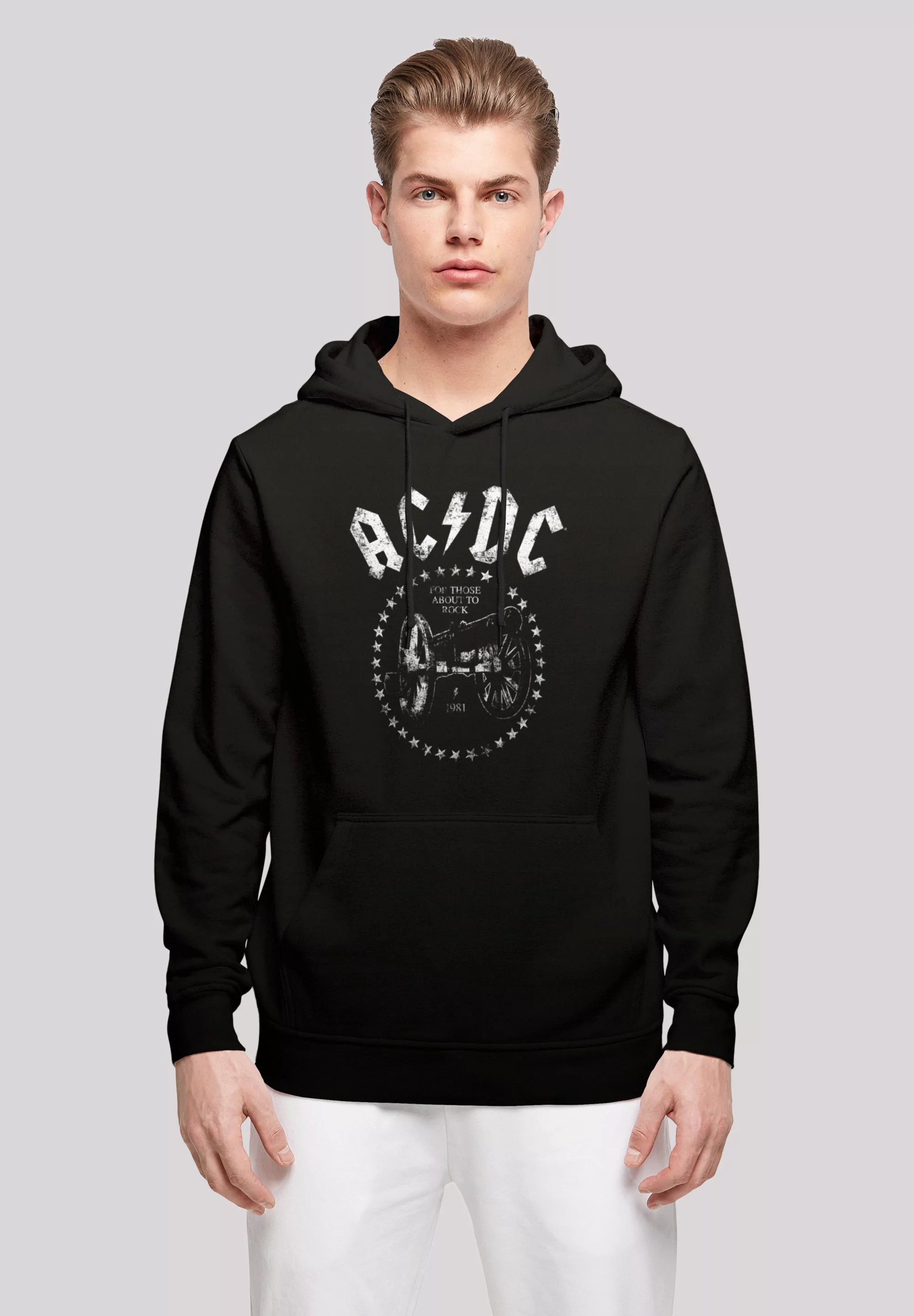 F4NT4STIC Kapuzenpullover "ACDC Rock Band Music We Salute You Cannon", Prin günstig online kaufen