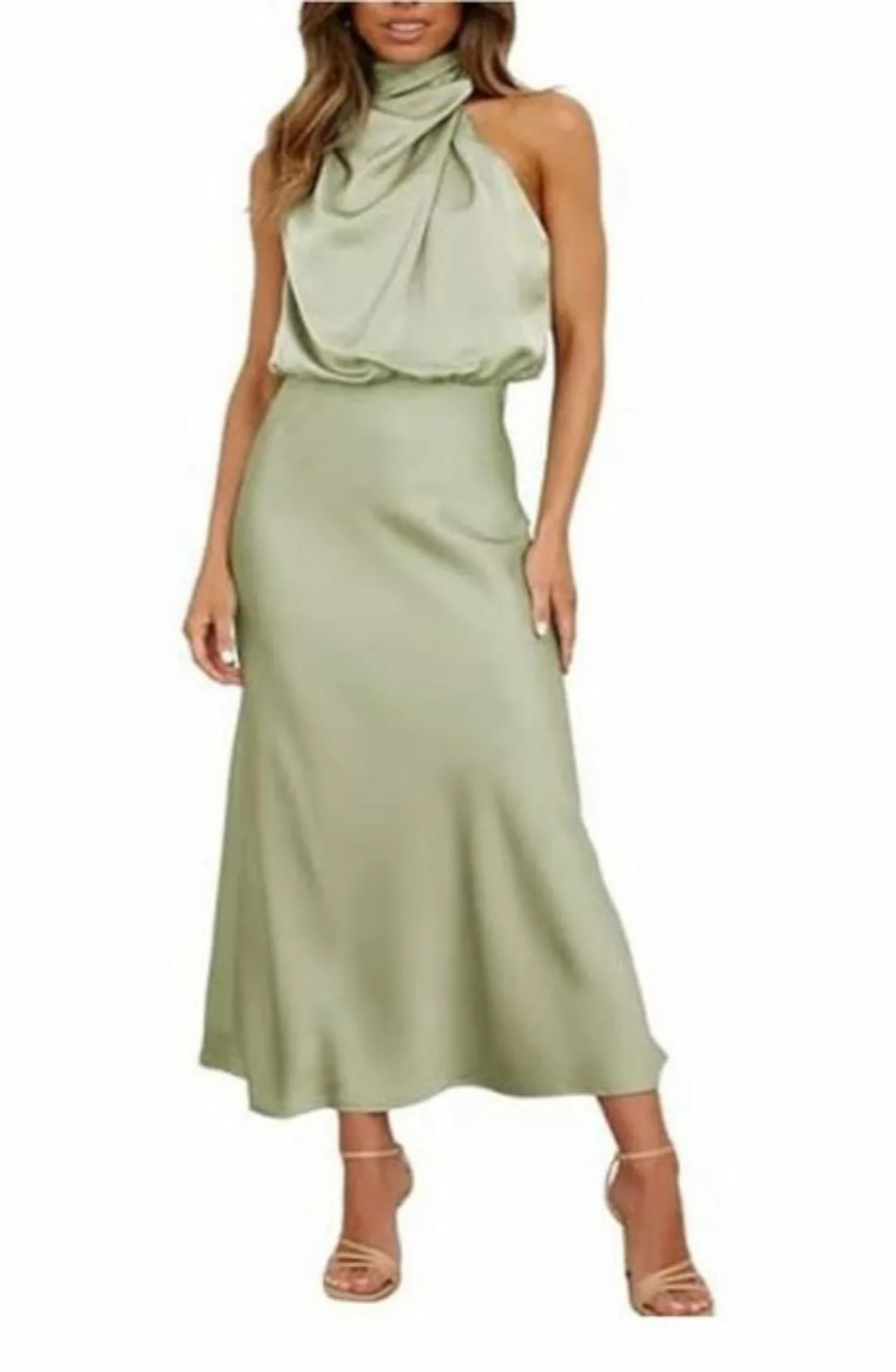 FIDDY Abendkleid Ärmelloses Neckholder-Abendkleid für Damen günstig online kaufen