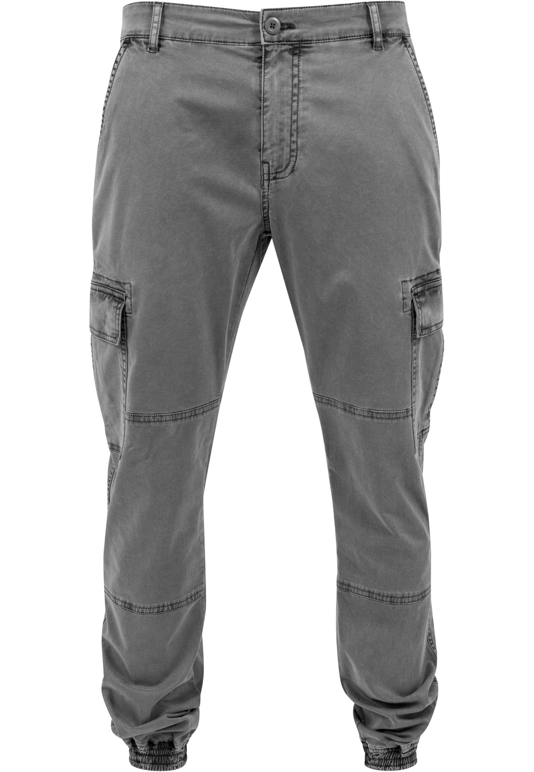 URBAN CLASSICS Cargohose "Urban Classics Herren Washed Cargo Twill Jogging günstig online kaufen