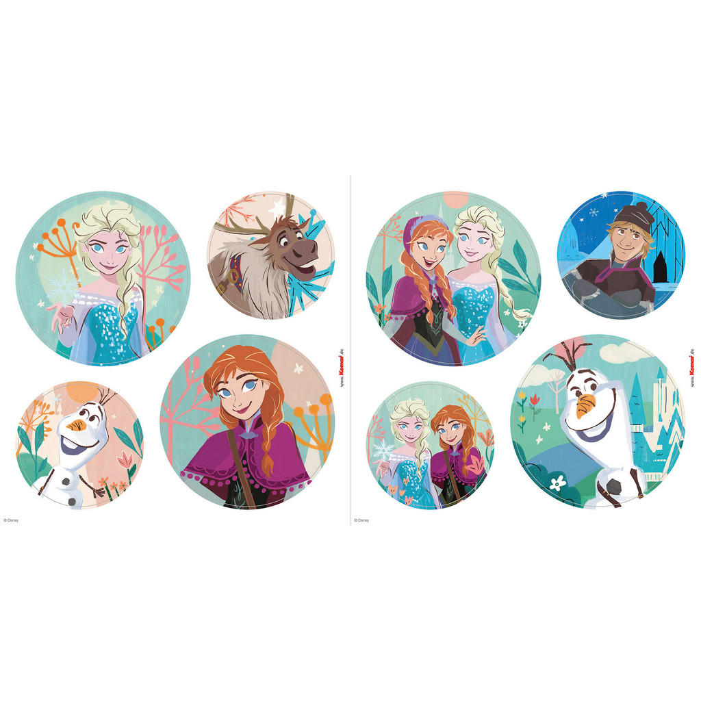 Komar Fenstersticker Frozen Royal  Frozen Royal B/L: ca. 30x30 cm günstig online kaufen