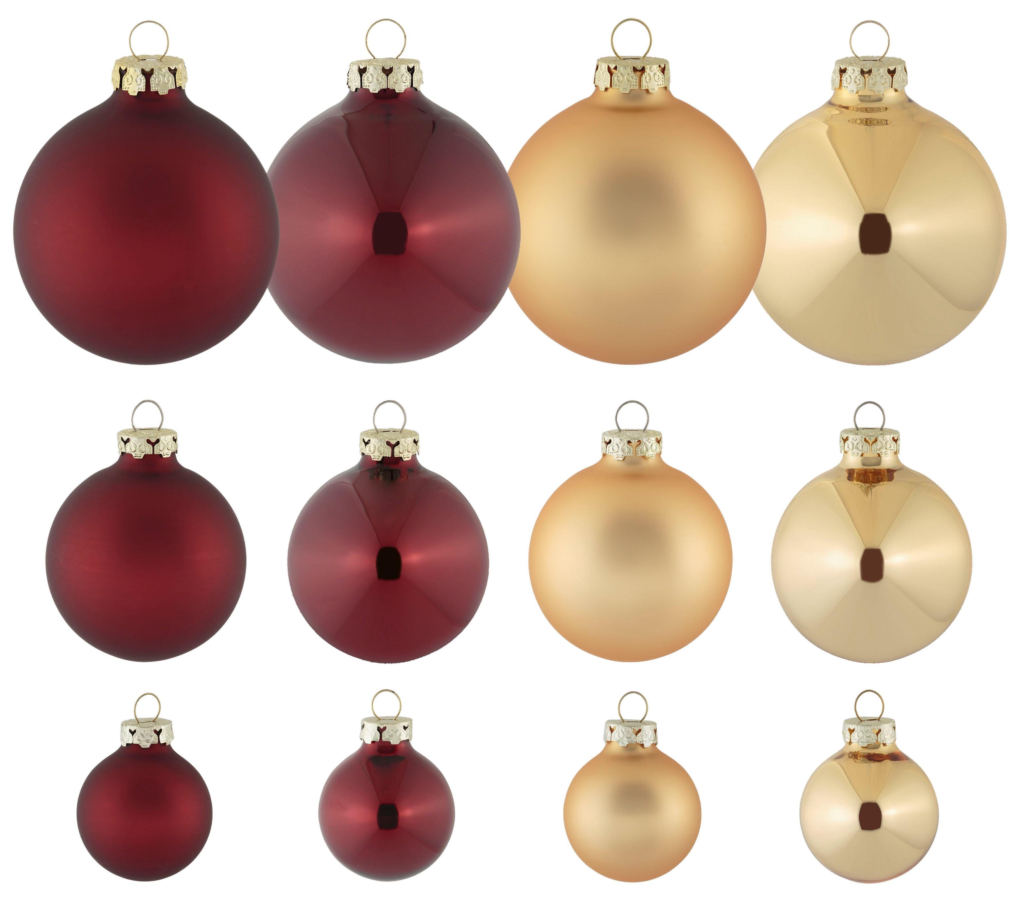 Thüringer Glasdesign Weihnachtsbaumkugel "Opulent", (Set, 40 St.) günstig online kaufen