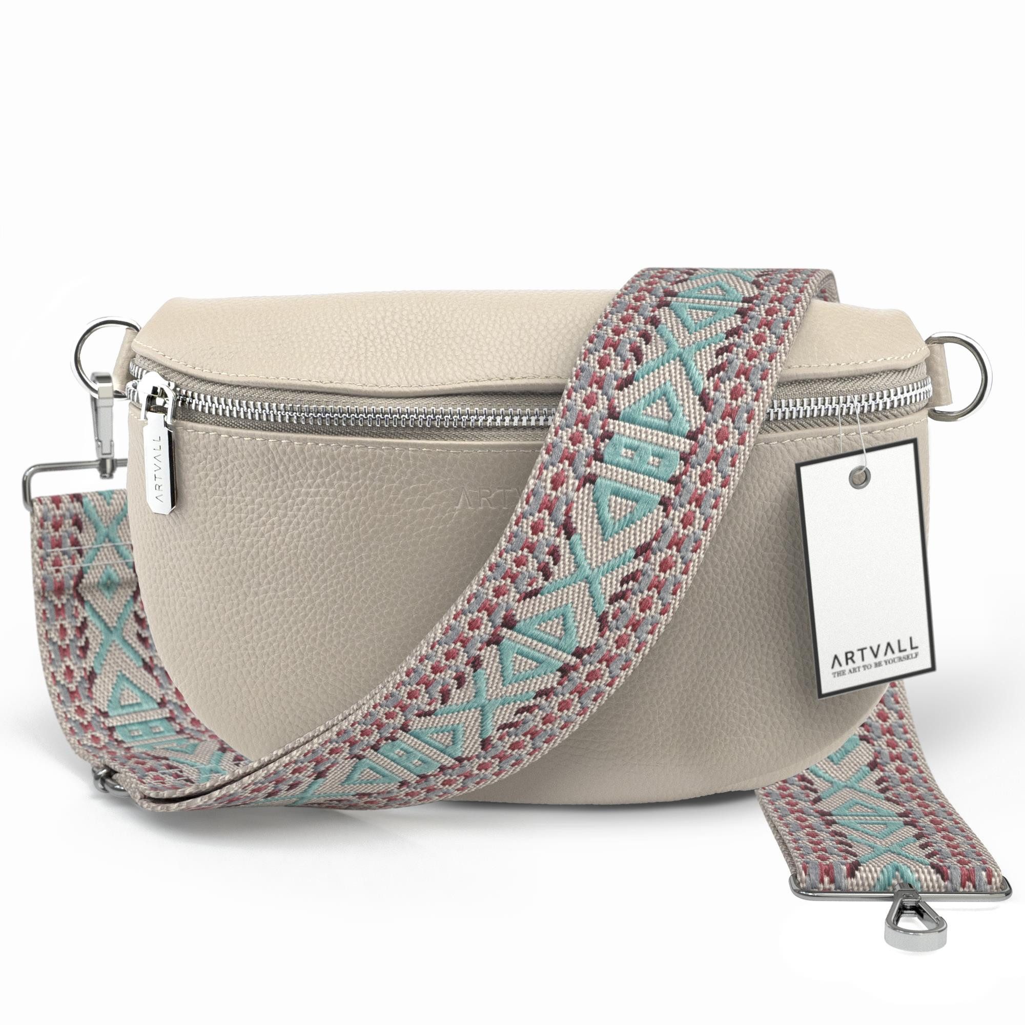 ARTVALL Umhängetasche Echtleder Handtasche Brusttasche Crossbody günstig online kaufen
