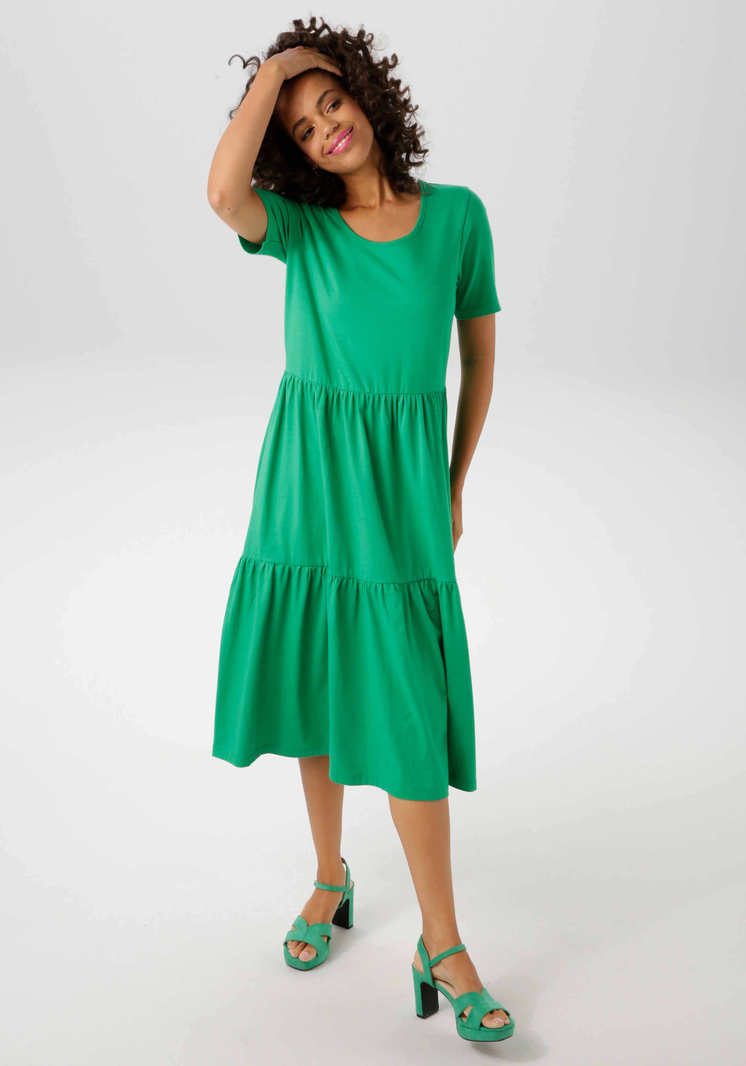 Aniston CASUAL Sommerkleid, in trendiger Farbpalette günstig online kaufen