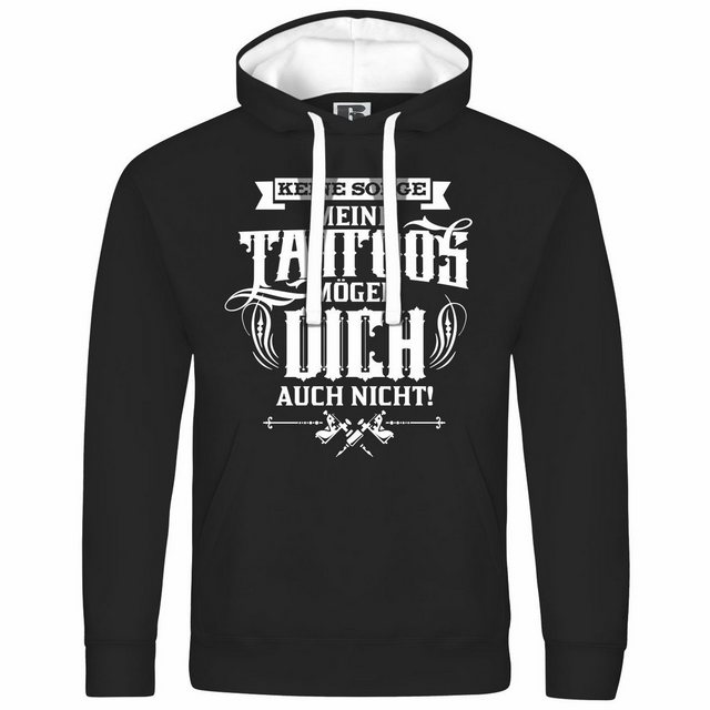 deinshirt Kapuzenpullover Herren Kapuzenpullover Keine Sorge meine Tattoos günstig online kaufen