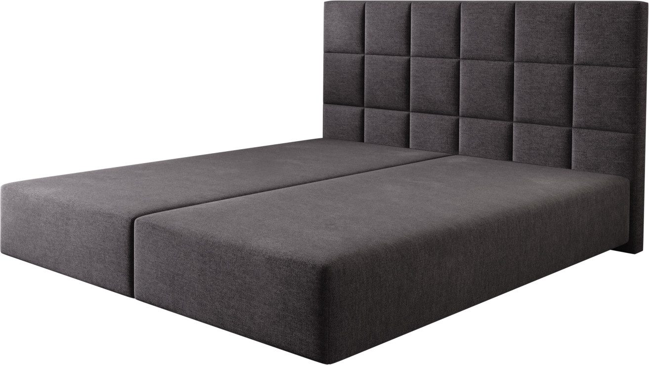 DELIFE Bettgestell Dream-Fine, Mikrofaser Schwarz 180x200 günstig online kaufen