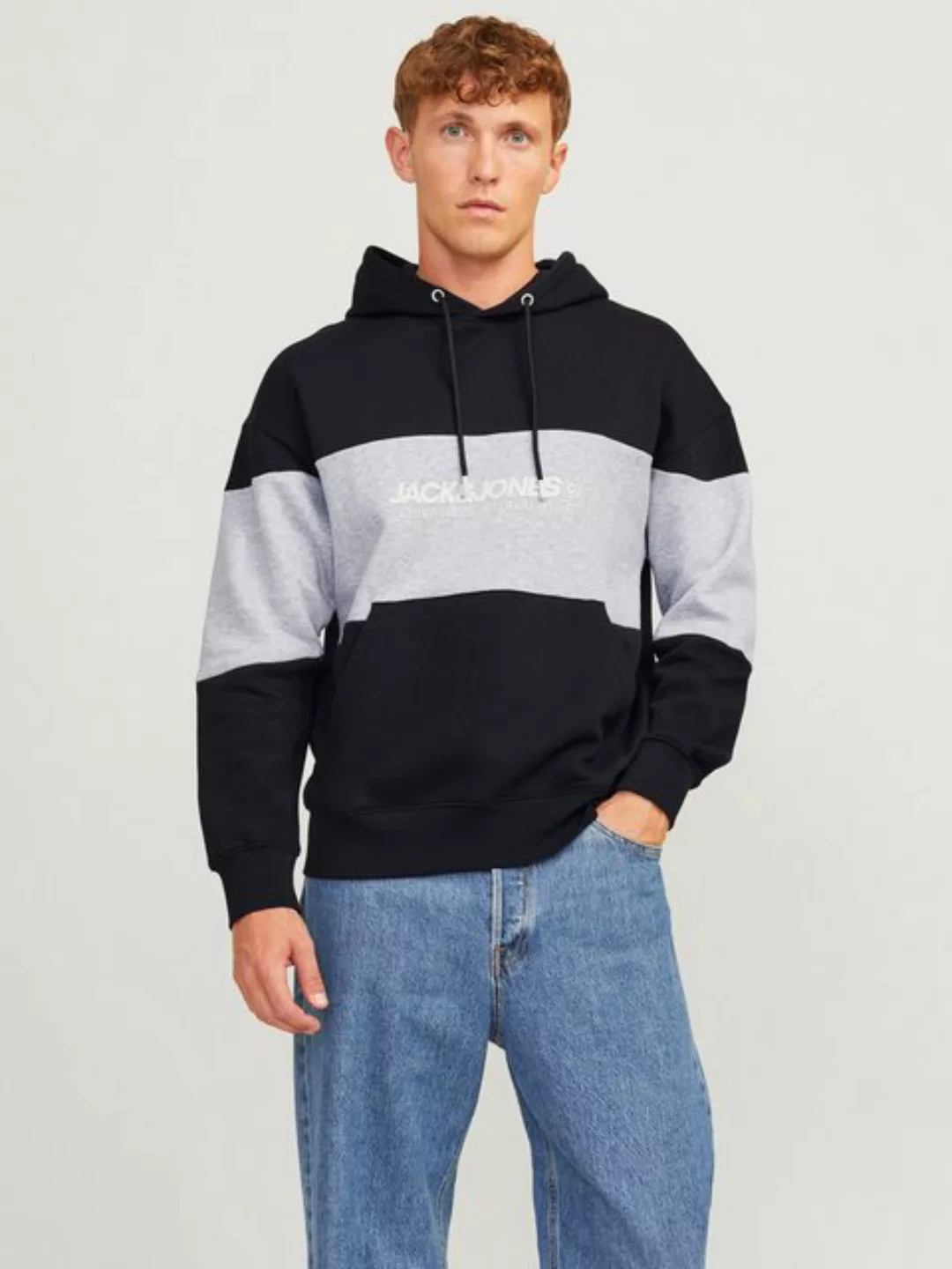 Jack & Jones Kapuzensweatshirt "JJELEGACY BLOCKING SWEAT HOOD NOOS" günstig online kaufen