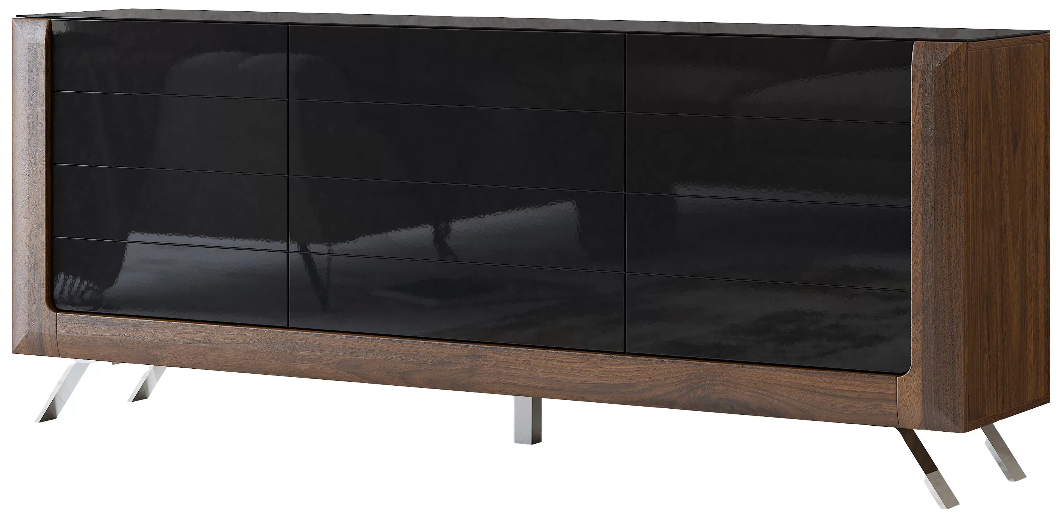 Leonique Sideboard "Kasai", Breite 199 cm, mit 3 Türen günstig online kaufen