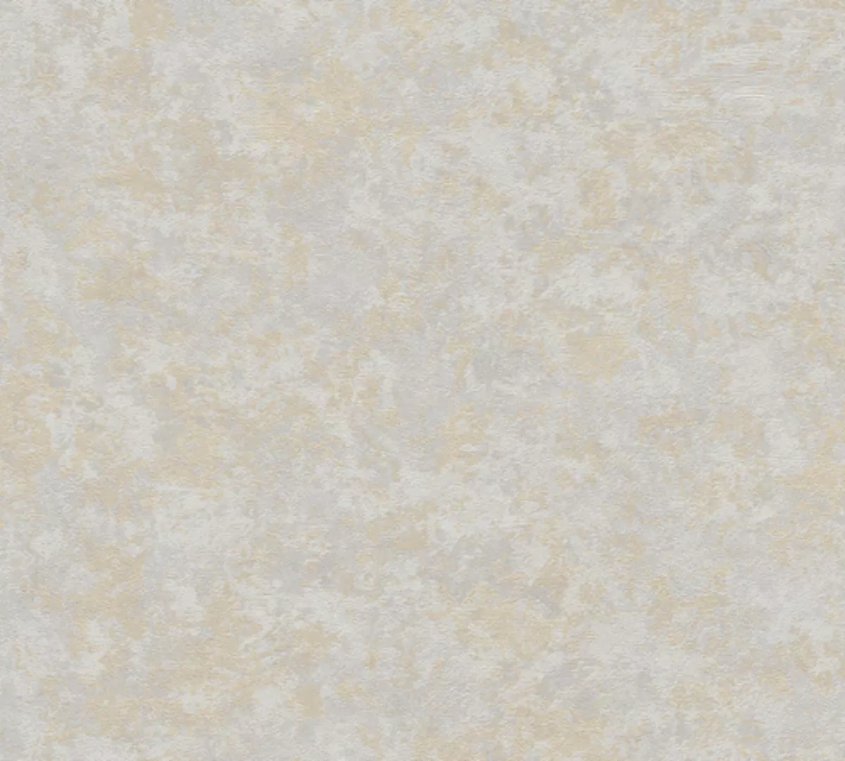 Bricoflor Putz Vliestapete Grau Gold Einfarbige Tapete mit Putzstruktur Sch günstig online kaufen