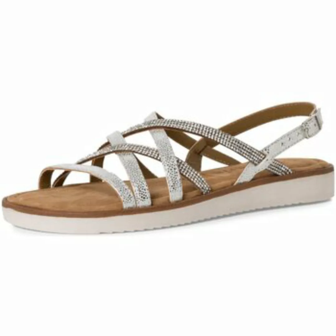 Tamaris  Sandalen Sandaletten 1-28600-42-948 silver combi Leder 1-28600-42- günstig online kaufen