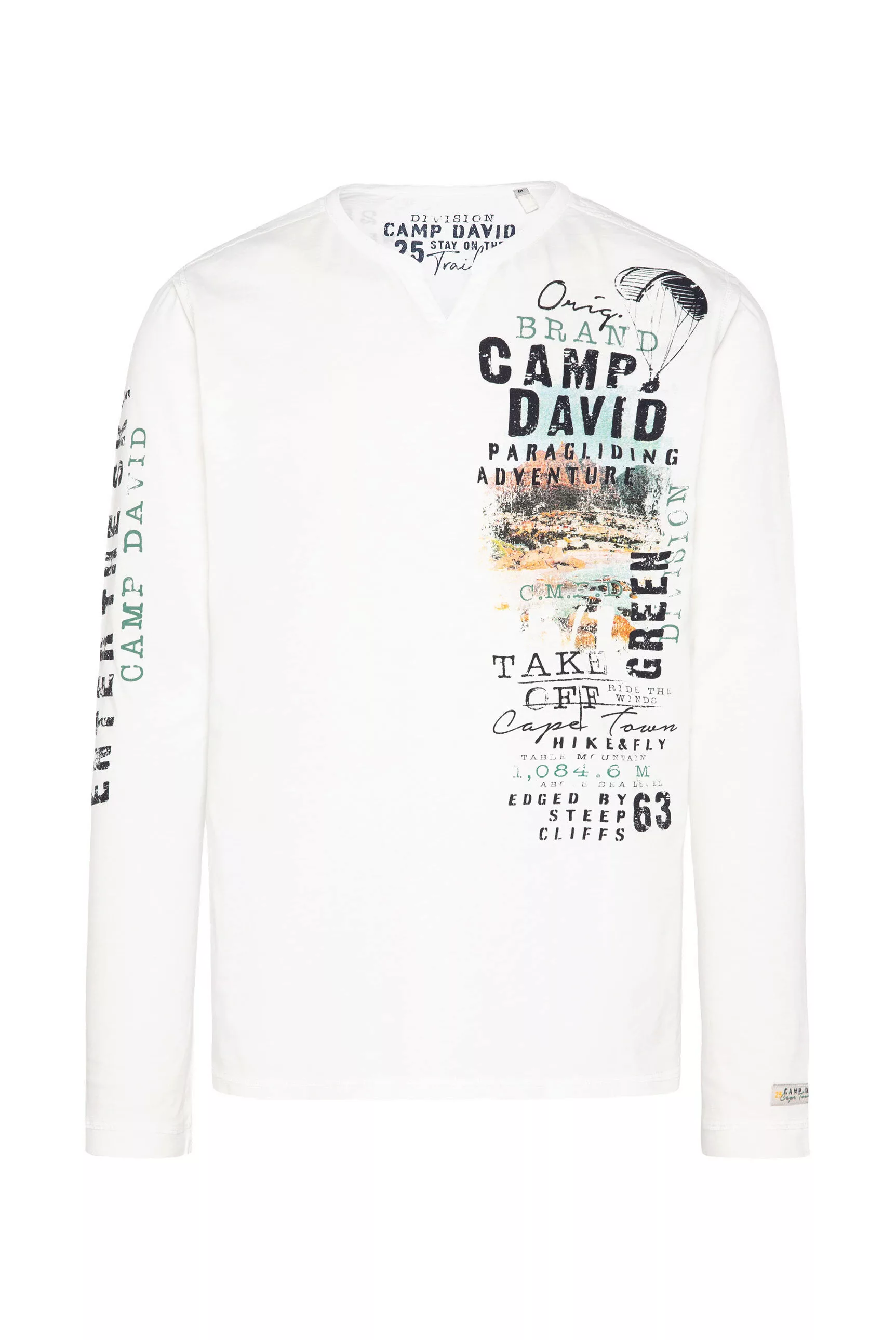 CAMP DAVID Langarmshirt in Ringel-Optik günstig online kaufen