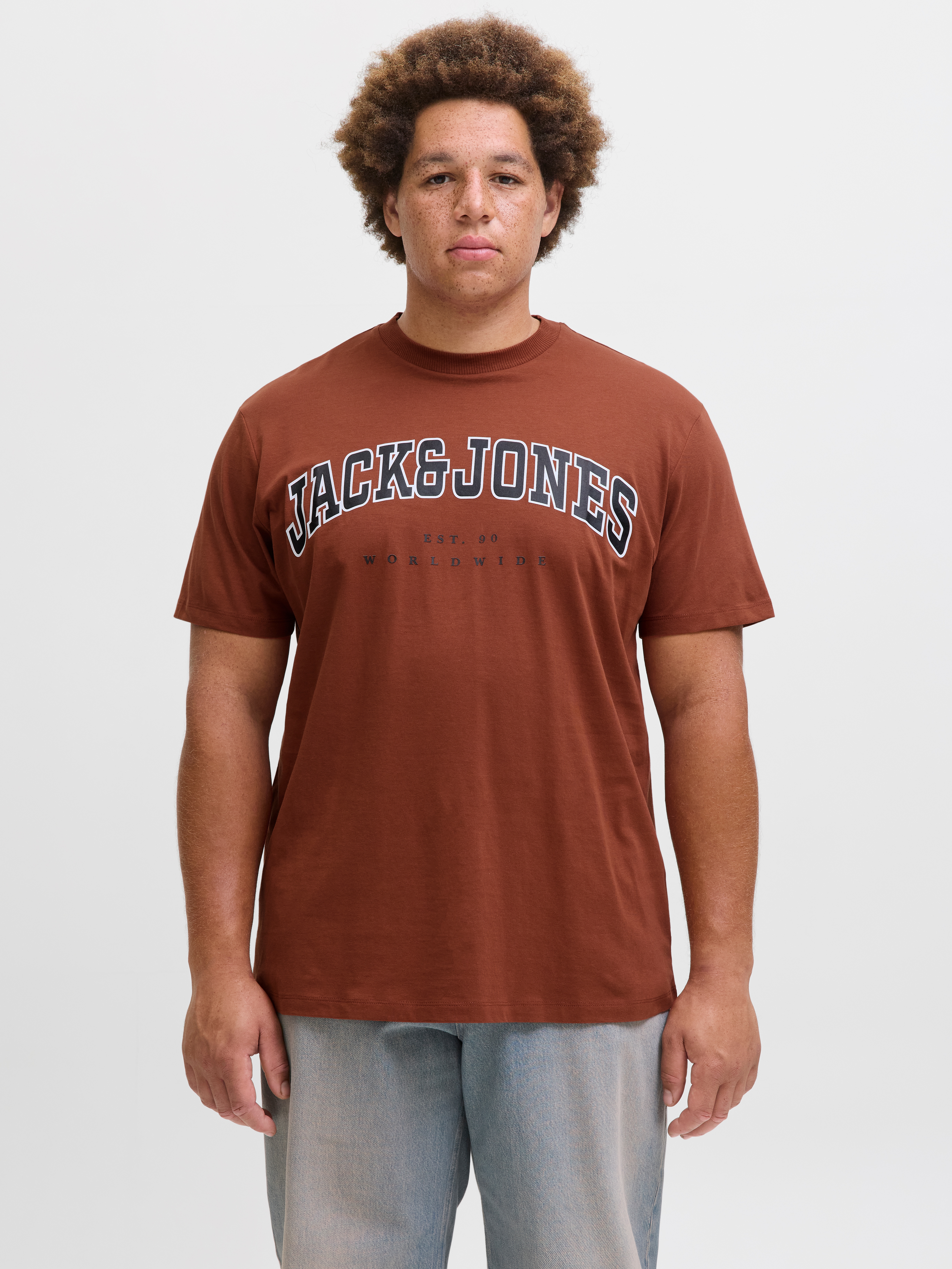 Jack & Jones PlusSize T-Shirt "JJECALEB VARSITY TEE SS O-NECK NOOS PLS", mi günstig online kaufen