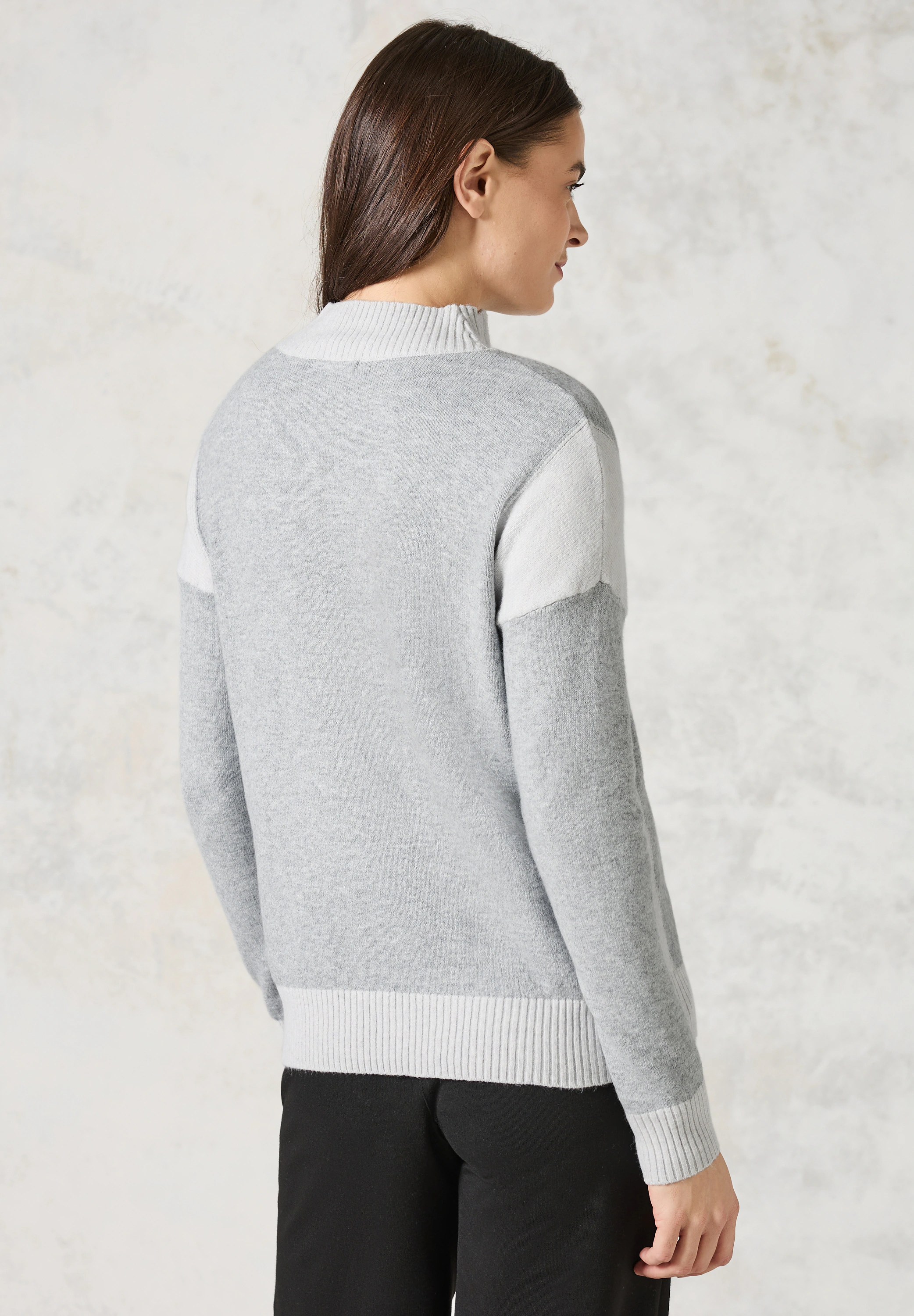 Cecil Stehkragenpullover, aus Baumwolle mit Stretchanteil günstig online kaufen