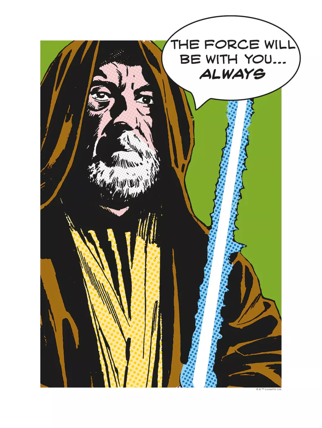 Komar Wandbild Star Wars Obi Wan 30 x 40 cm günstig online kaufen
