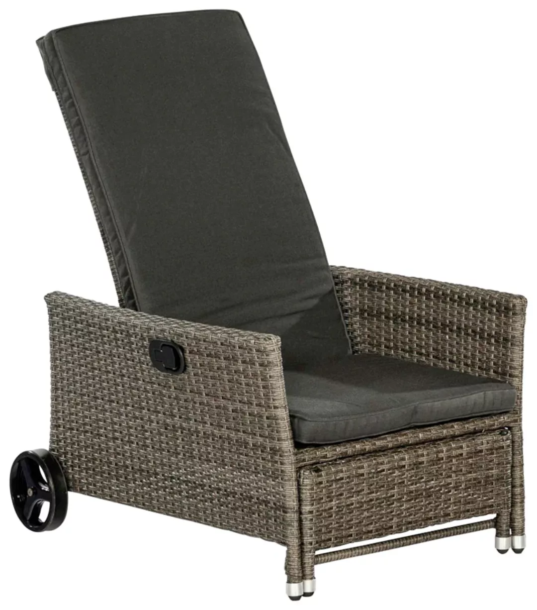 MERXX Gartensessel "Komfort Deckchair", (4-tlg.) günstig online kaufen