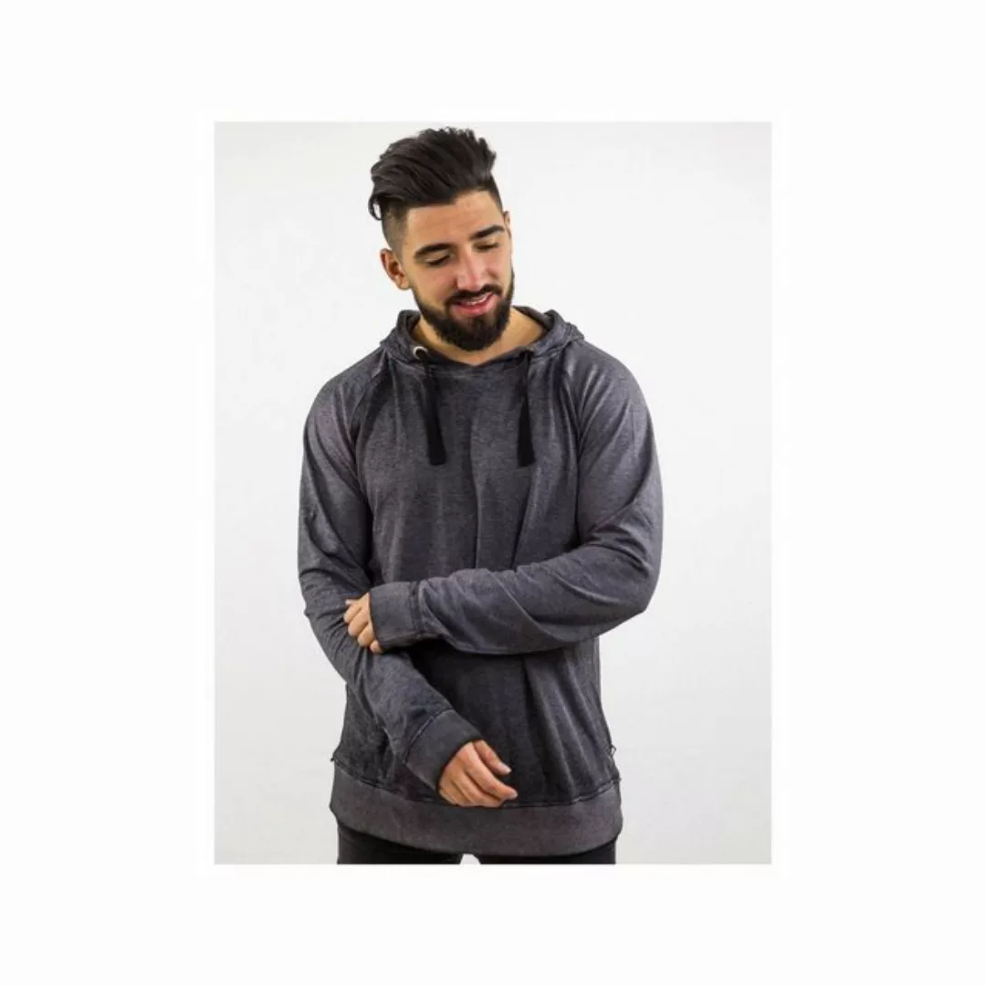 TREVOR'S Sweatshirt schwarz regular (1-tlg) günstig online kaufen