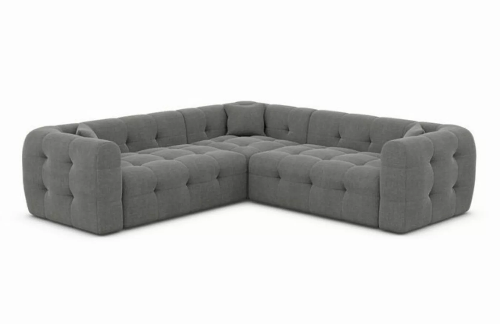 Sofa Dreams Ecksofa Sofa Polsterstoff Eckcouch Samt Lounge Couch Sevilla L günstig online kaufen