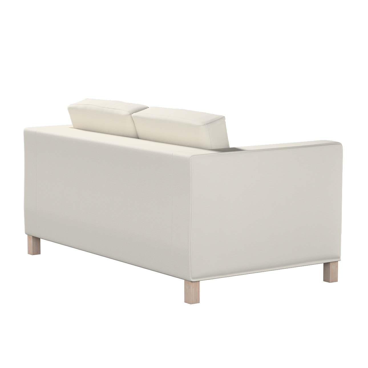 Bezug für Karlanda 2-Sitzer Sofa nicht ausklappbar, kurz, hellgrau , 60cm x günstig online kaufen