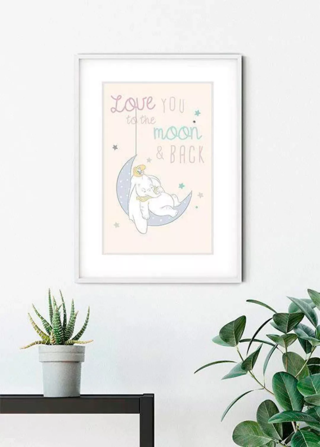 Komar Poster »Dumbo Moon«, Disney, (1 St.) günstig online kaufen