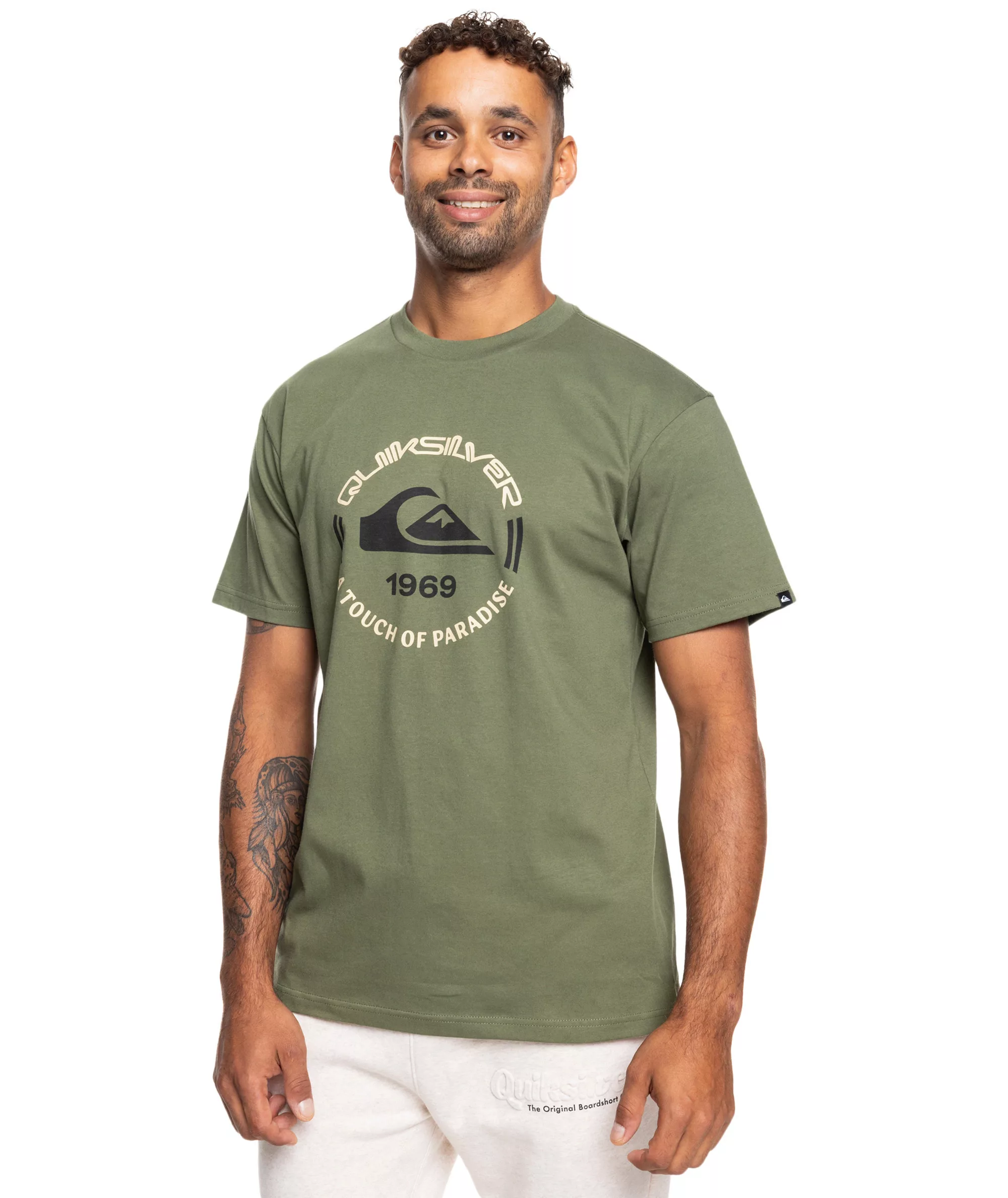 Quiksilver T-Shirt "CIRCLE LOGO SHORT SLEEVE" günstig online kaufen