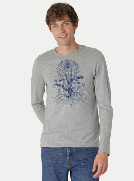 Bio-herren-langarmshirt Ganesha günstig online kaufen