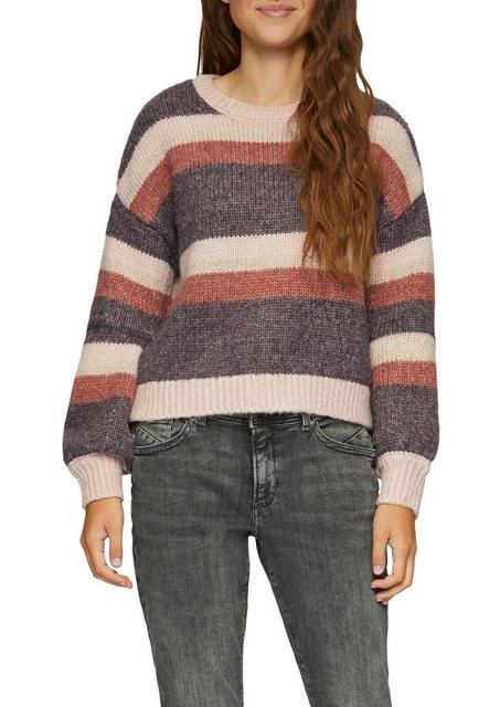 QS Strickpullover mit Intarsien Muster günstig online kaufen