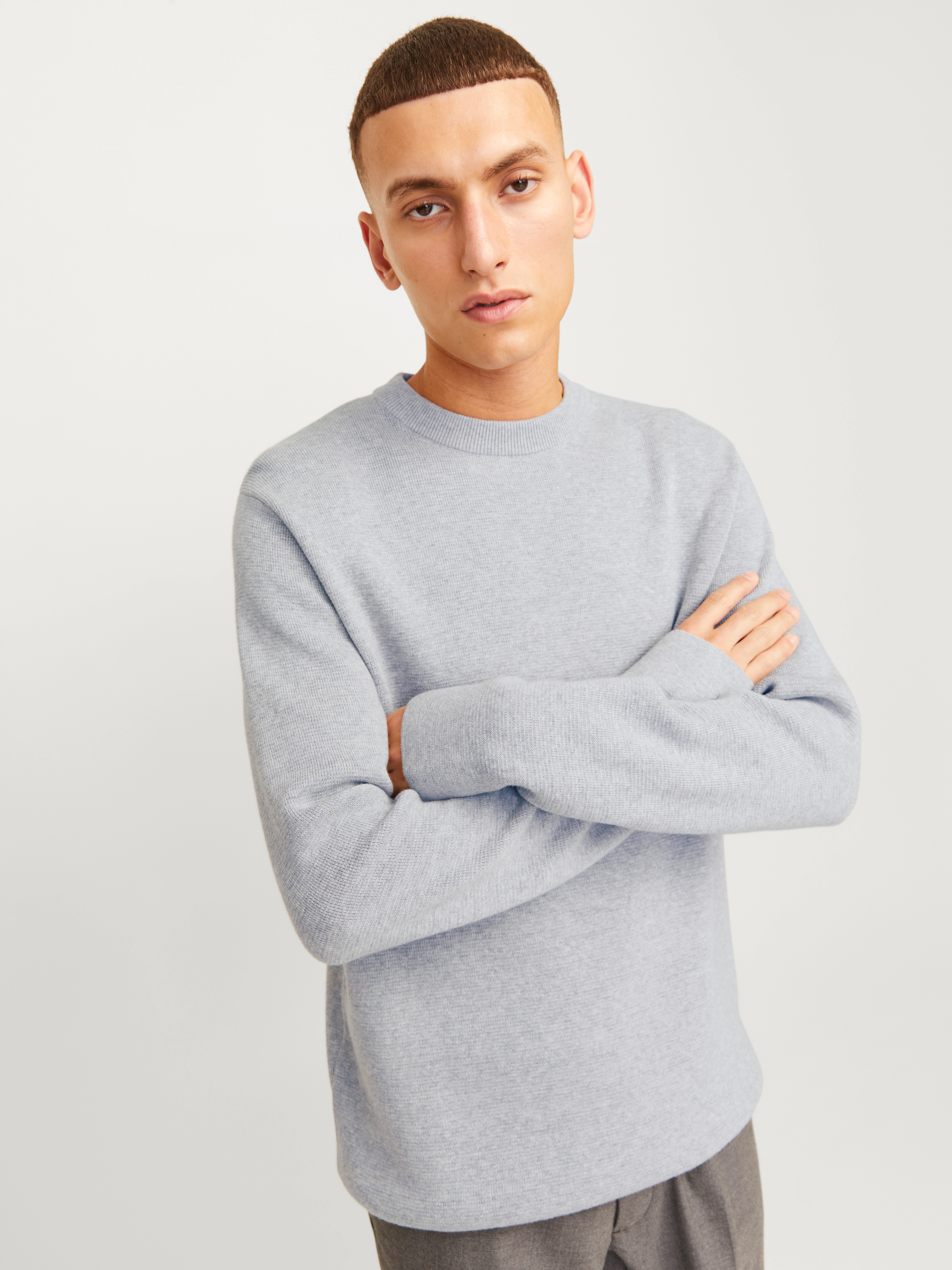 Jack & Jones Strickpullover "JPRBLAMILANO STITCH KNIT CREW NECK SN" günstig online kaufen