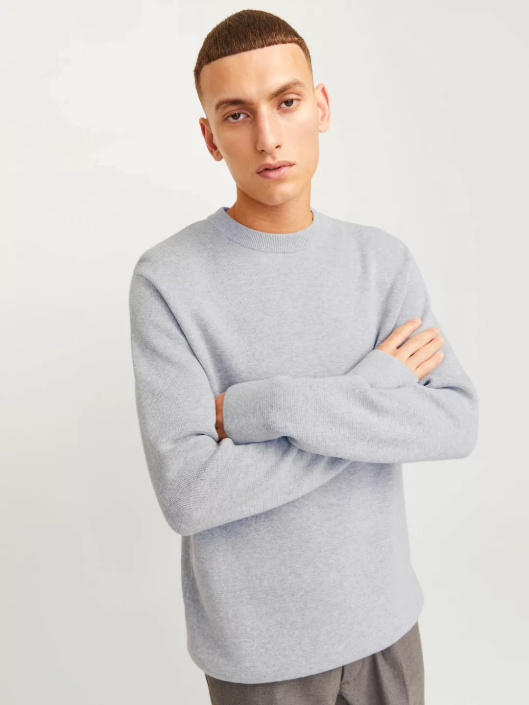 Jack & Jones Strickpullover JPRBLAMILANO STITCH KNIT CREW NECK SN günstig online kaufen