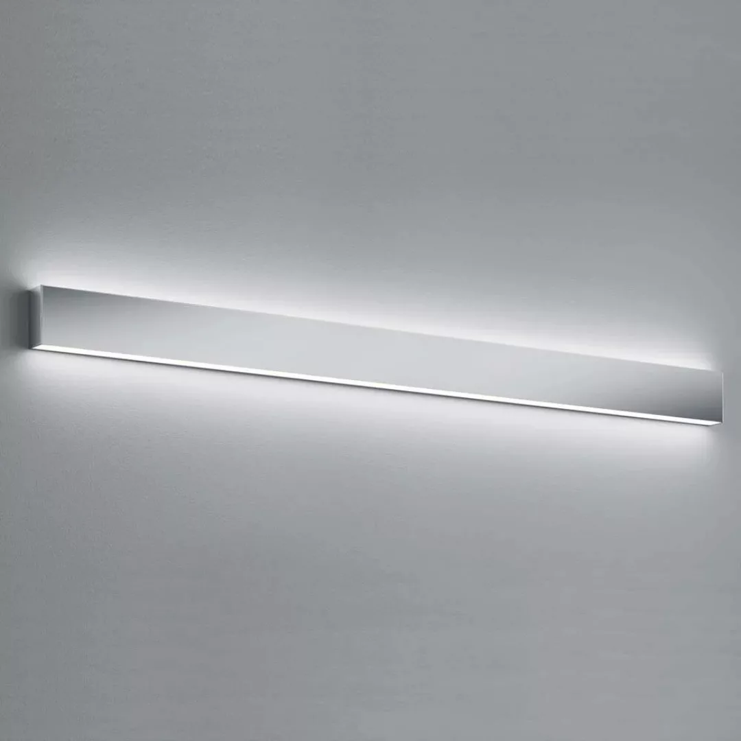 LED Wandleuchte Vis in Chrom und Transparent-satiniert 48W 3090lm IP44 1500 günstig online kaufen