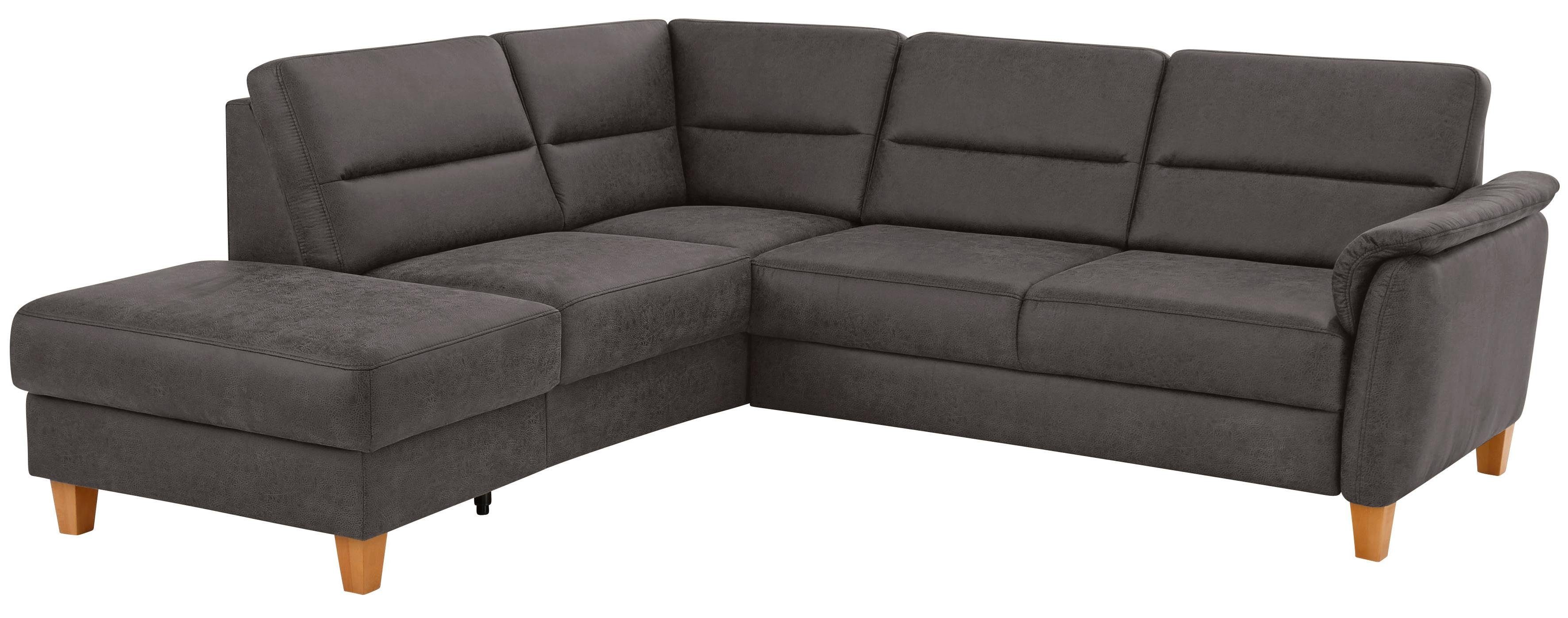 Home affaire Ecksofa Palmera L-Form, Federkern, günstig online kaufen