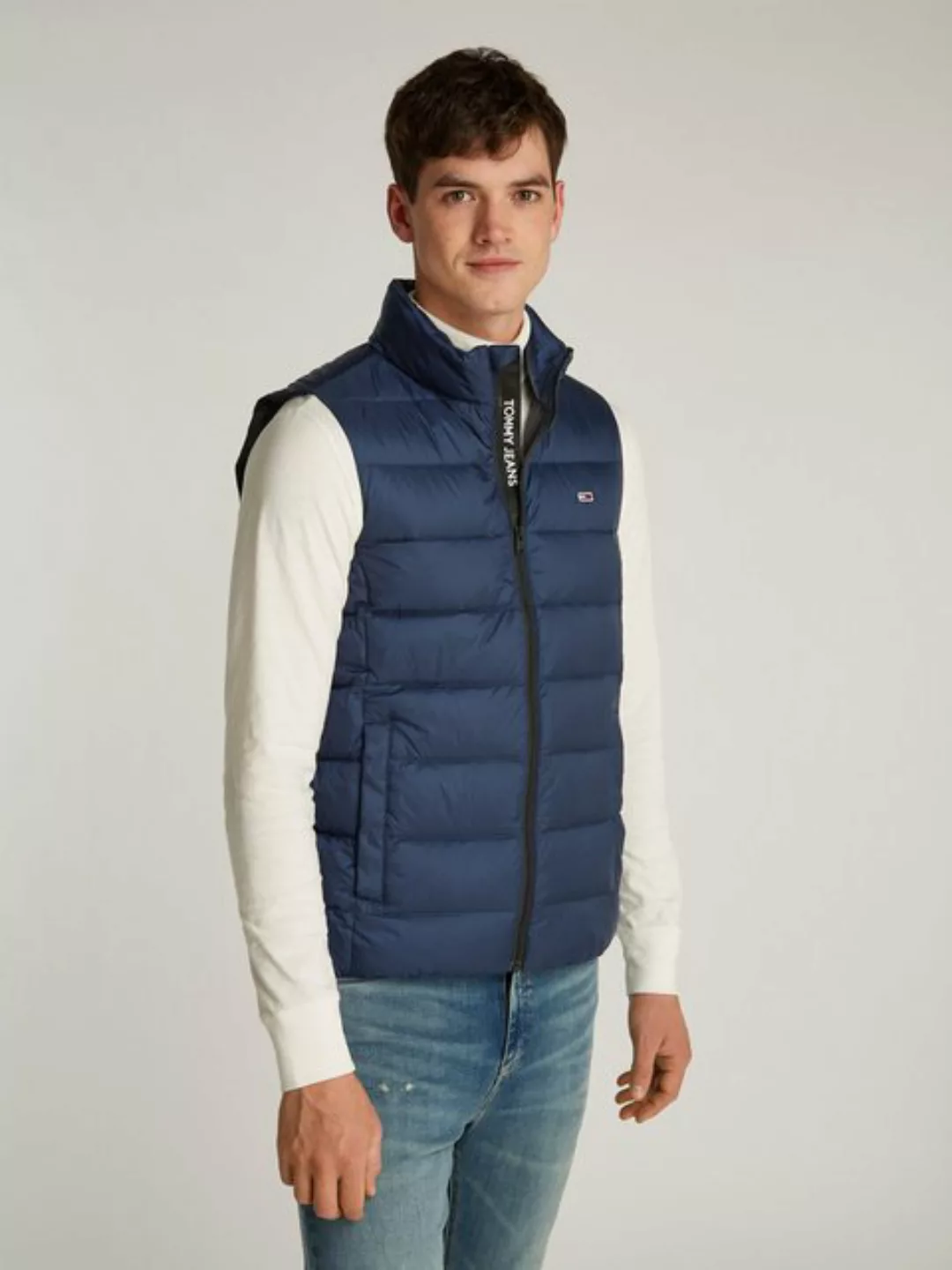 Tommy Jeans Plus Steppweste TJM LT DOWN VEST EXT in Großen Größen, Logostic günstig online kaufen