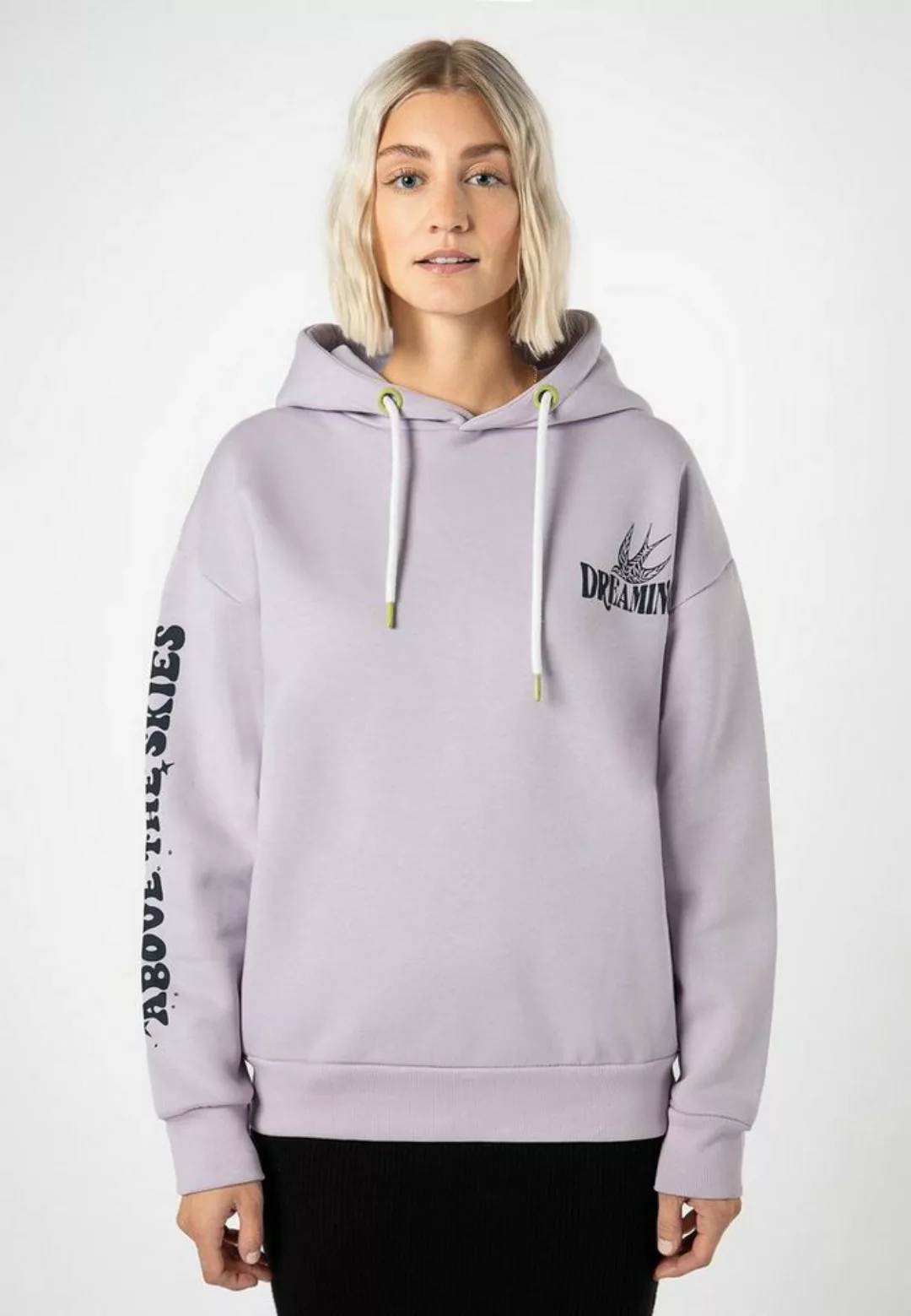 Stitch & Soul Kapuzenpullover Hoodie mit Print hinten günstig online kaufen