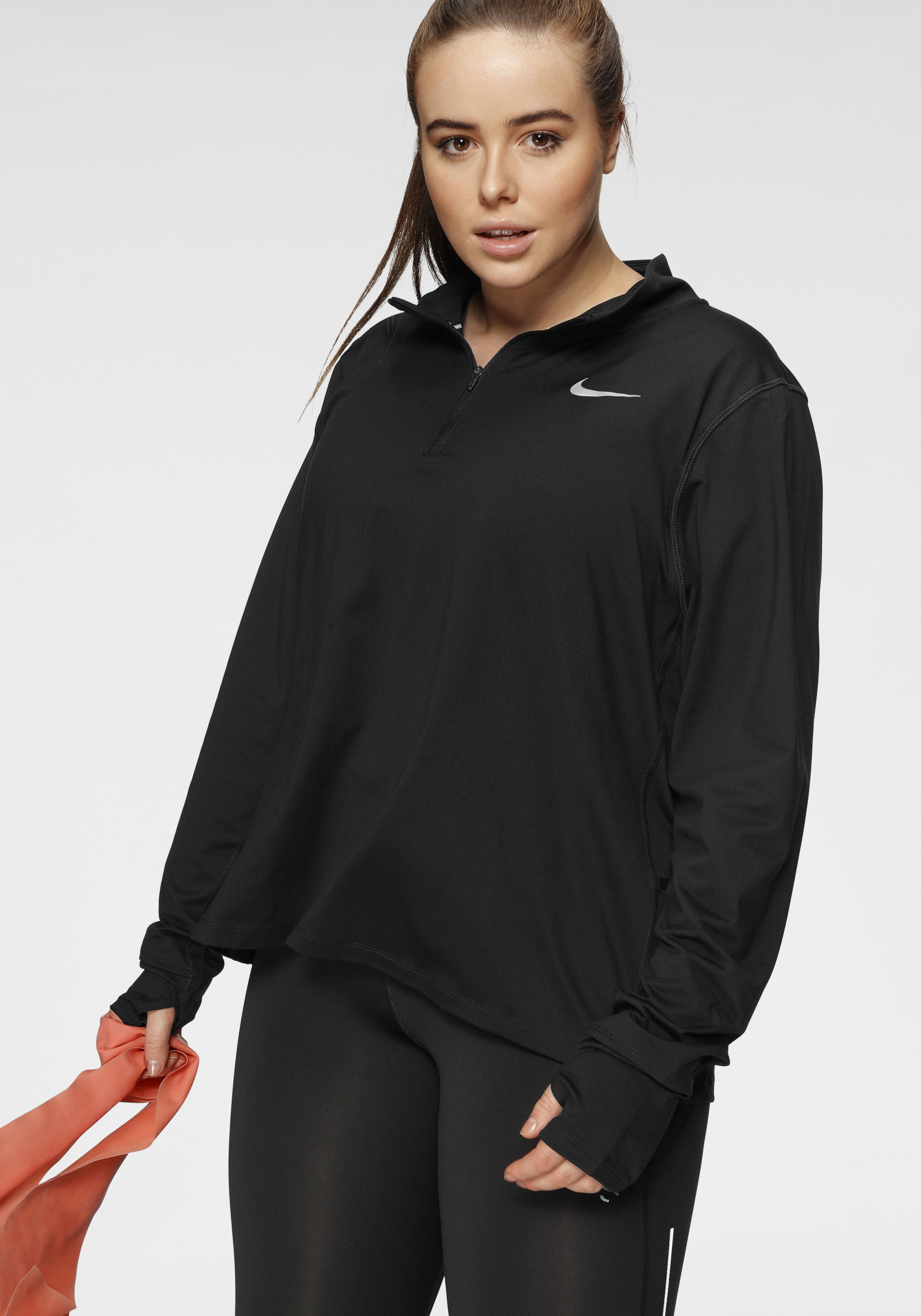 Nike Laufshirt "Element Womens 1/-Zip Running Top (Plus Size)" günstig online kaufen