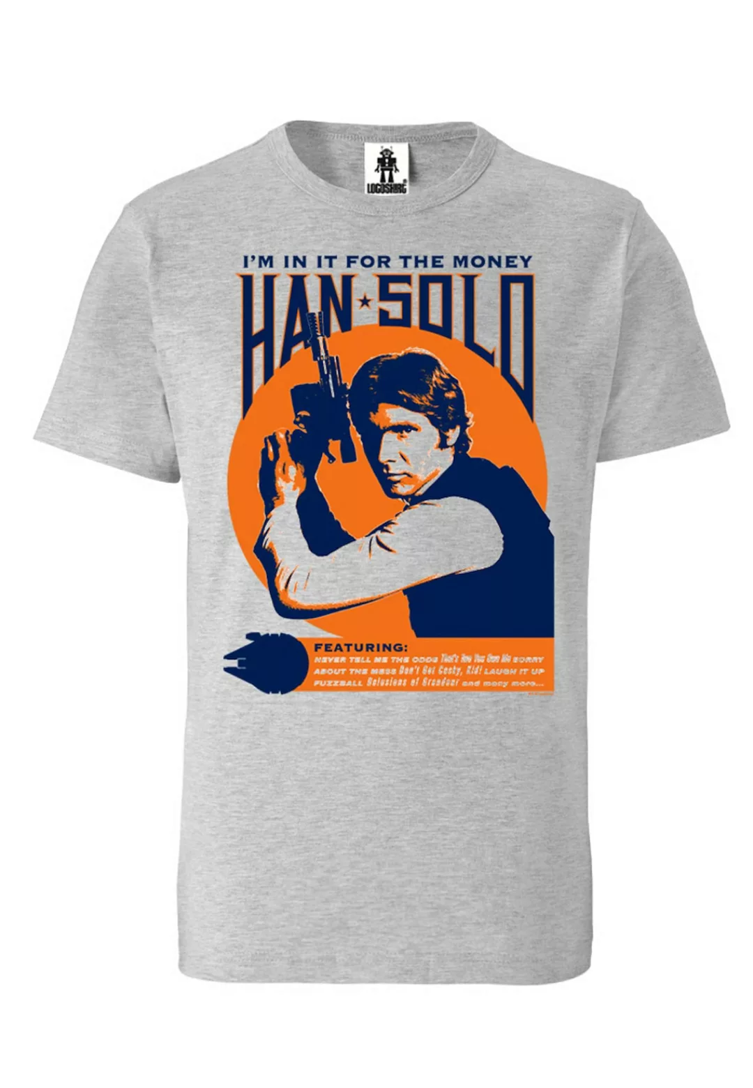 LOGOSHIRT T-Shirt "Star Wars - Han Solo - Money" günstig online kaufen