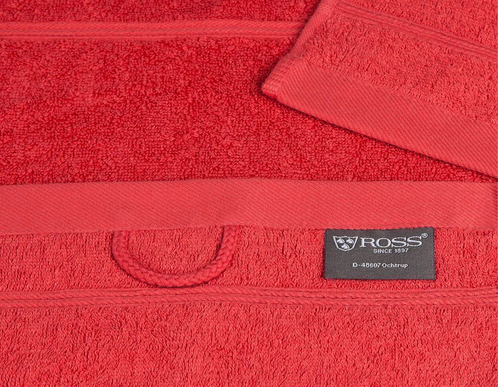 ROSS Gästehandtücher »Rubin«, (Packung, 1 St.), 100% Baumwolle günstig online kaufen