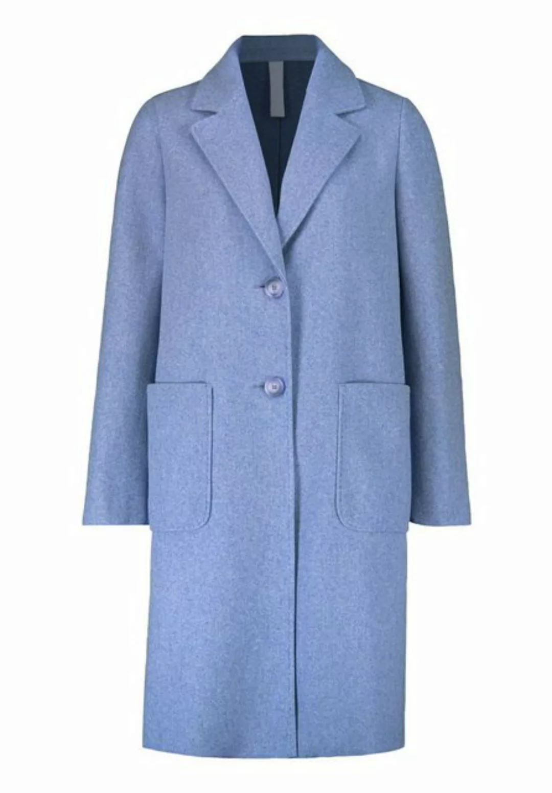 Betty Barclay Outdoorjacke Mantel Wolle, Blue Melange günstig online kaufen