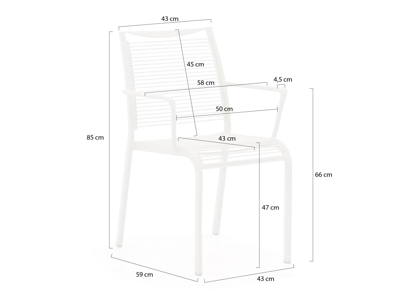 Apple Bee Hawaii/Menzano 220 cm Gartenmöbel-Set 7-teilig stapelbar günstig online kaufen