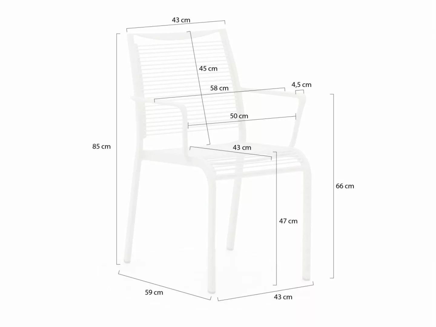 Apple Bee Hawaii/ROUGH-S 300 cm Gartenmöbel-Set 9-teilig stapelbar günstig online kaufen