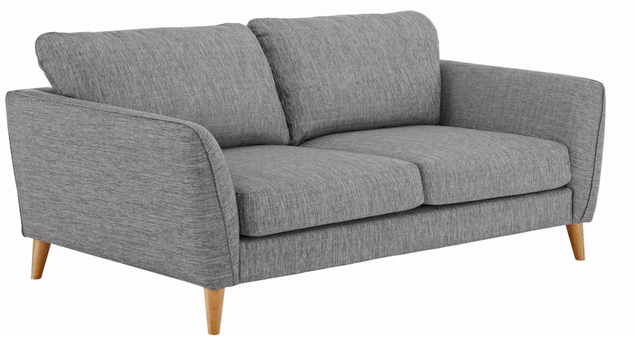 Home affaire 3-Sitzer "MARSEILLE Sofa 206 cm", mit Massivholzbeinen aus Eic günstig online kaufen