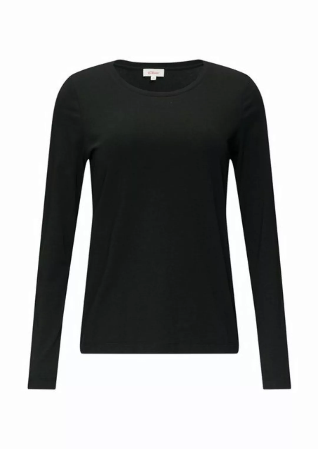 s.Oliver Langarmshirt - Basic Longsleeve Damen - Slim Fit Longsleeve - Lang günstig online kaufen