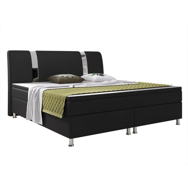 interbed Boxspringbett Riva 180x200 cm inkl. Topper (Betten, inkl.Kopfteill günstig online kaufen