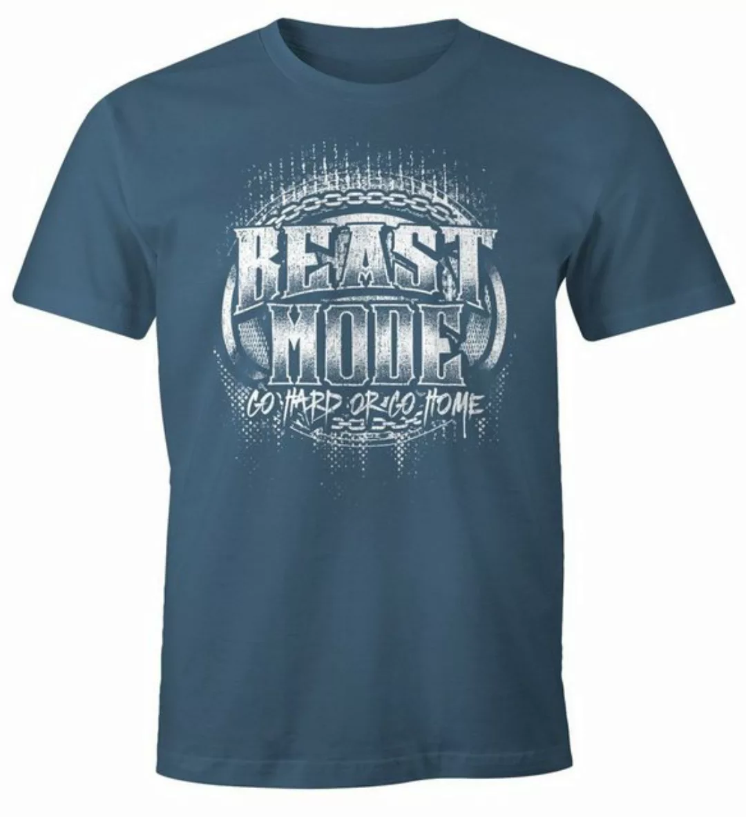 MoonWorks Print-Shirt Herren T-Shirt Beast Mode mit Print günstig online kaufen