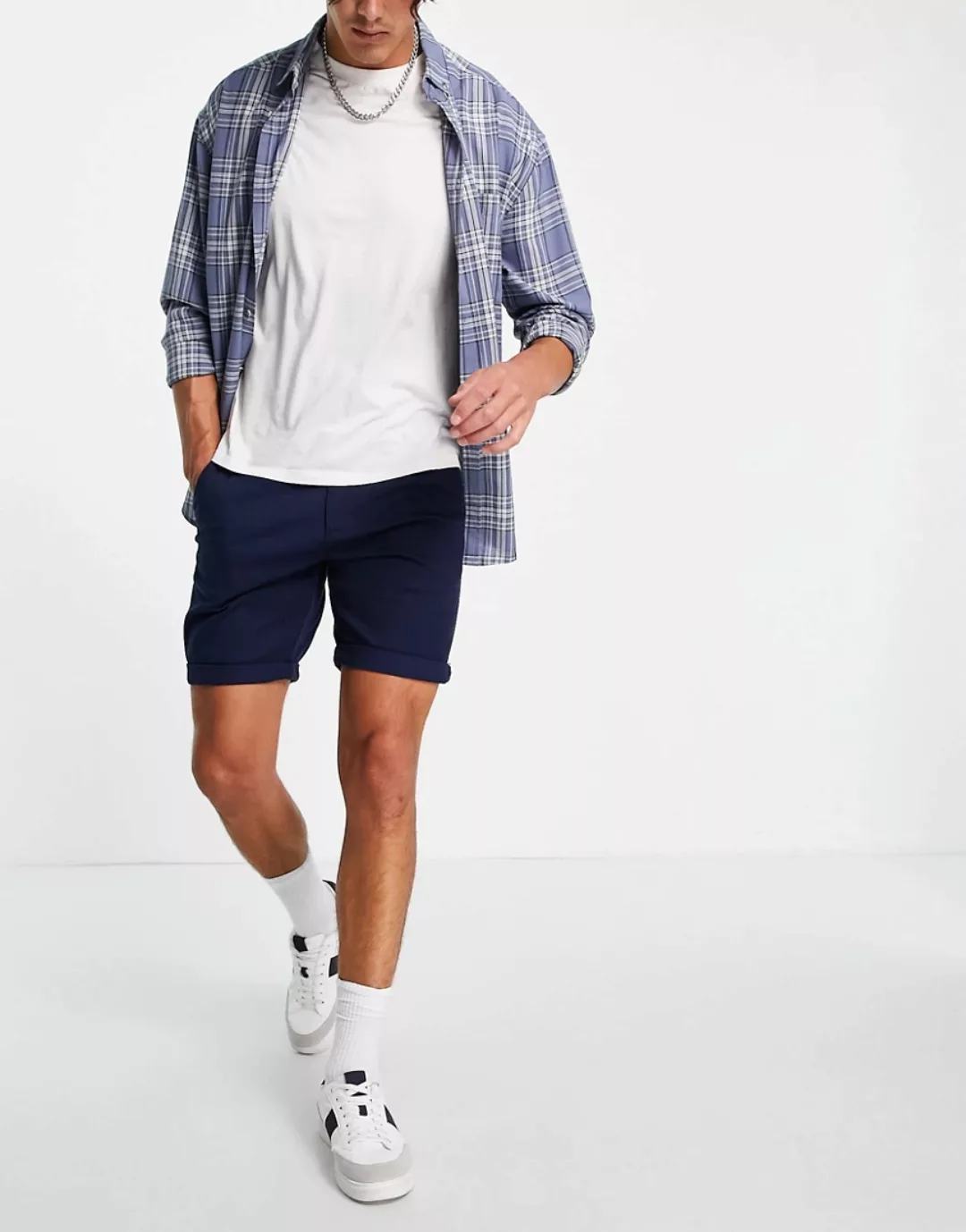 Jack & Jones Intelligence – Chinoshorts in Beige-Neutral günstig online kaufen