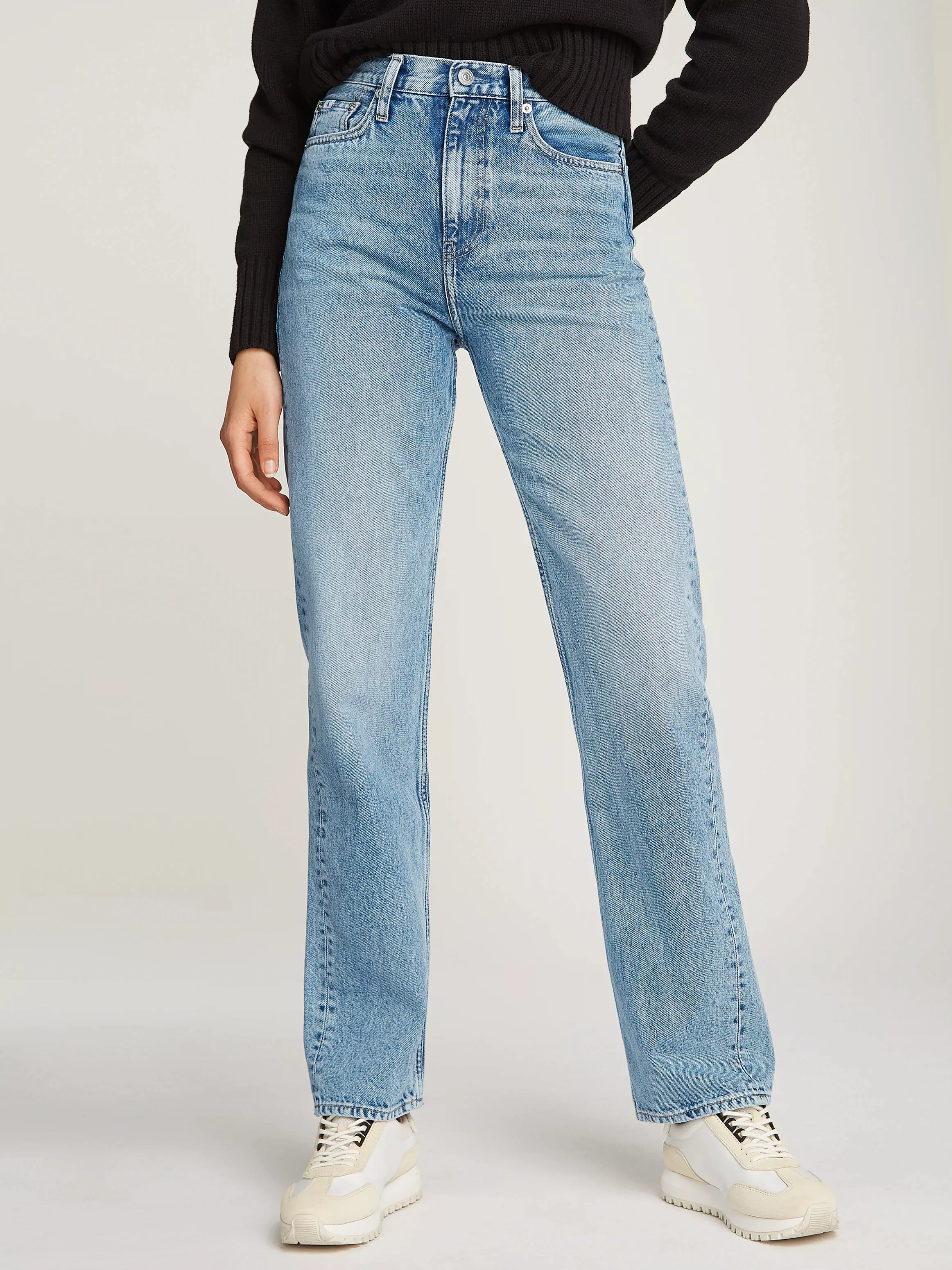 Calvin Klein Jeans Straight-Jeans "HIGH RISE STRAIGHT", im 5-Pocket-Style günstig online kaufen