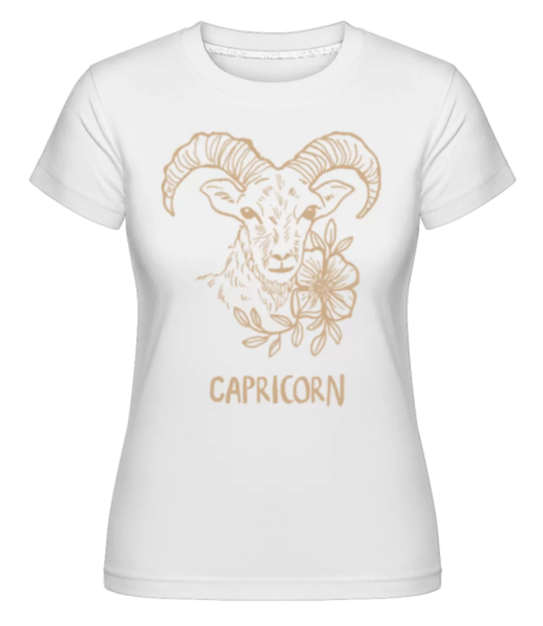 Scribble Style Zodiac Sign Capricorn · Shirtinator Frauen T-Shirt günstig online kaufen