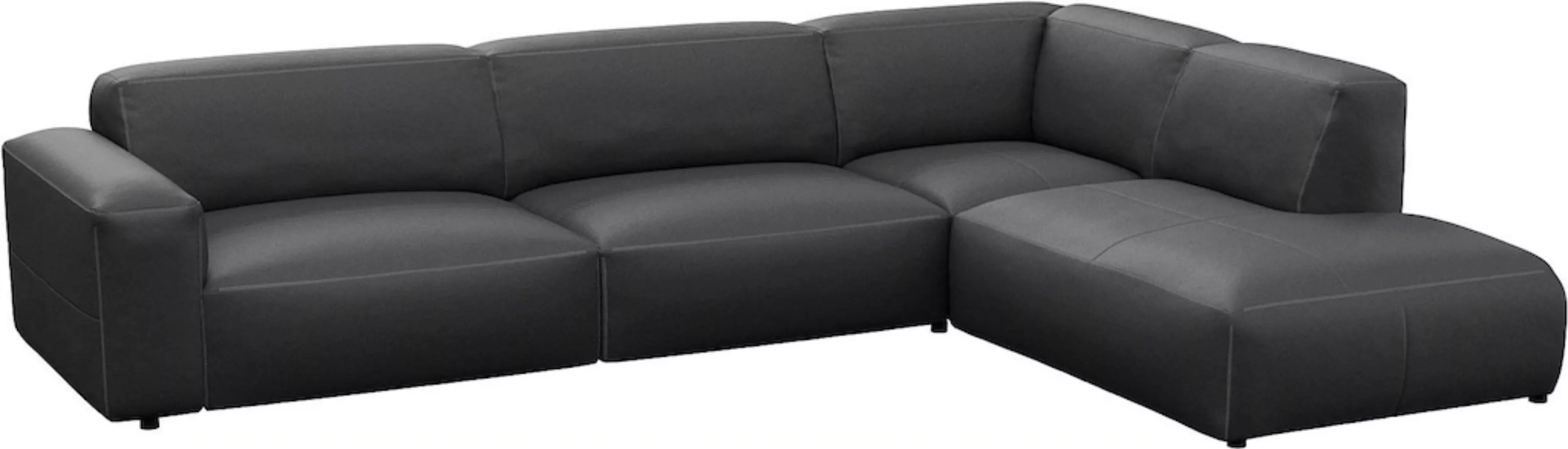 FLEXLUX Ecksofa »Lucera, super bequem durch hochwertigen Sitzaufbau mit Kal günstig online kaufen