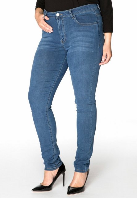 YOEK Bootcuthose Damen Slim-fit-Jeans Große Größen günstig online kaufen