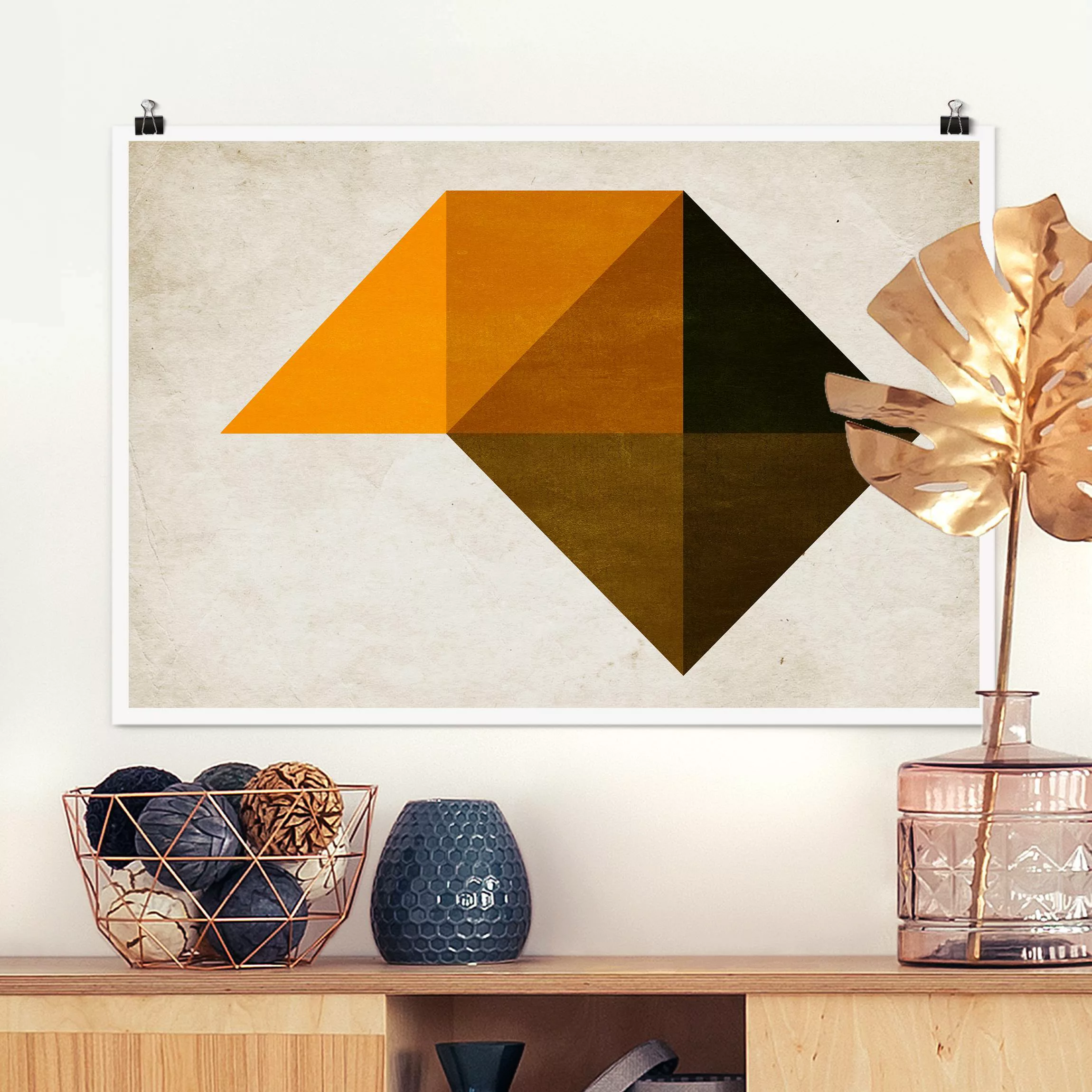 Poster Geometrisches Trapez günstig online kaufen