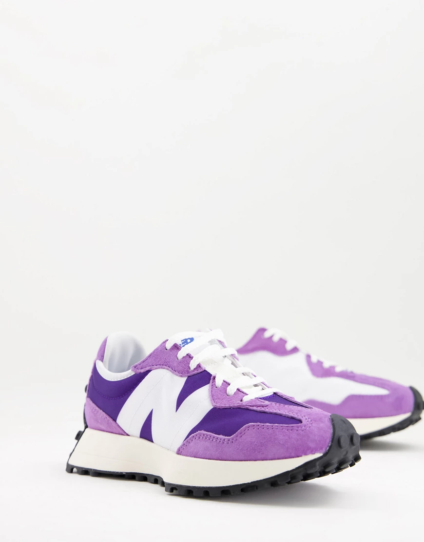 New Balance – 327 – Hochwertige Sneaker in Flieder und Weiß-Violett günstig online kaufen