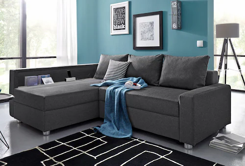 COLLECTION AB Ecksofa "Relax L-Form", inklusive Bettfunktion, Federkern, wa günstig online kaufen