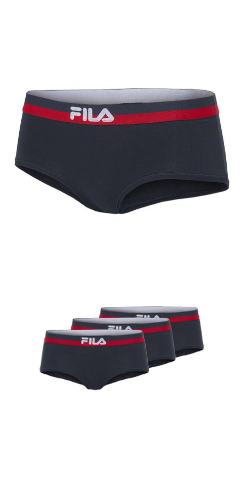 Fila Slip, (3er Pack), mit elastischem Logobund, Woman Culotte günstig online kaufen